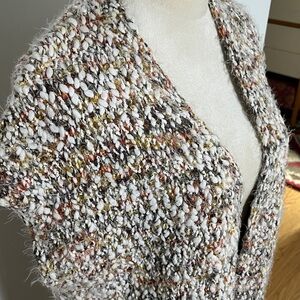 Cost Plus World Market Women's Textured Knit Vest Cardigan NWOT